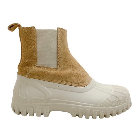 Diemme Beige Suede Balbi Chelsea Duck Boots - Picture 2 of 13